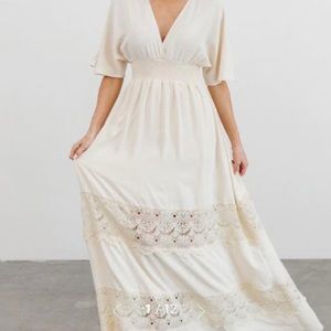 Baltic Born Vera Maxi Dress in Natural XS